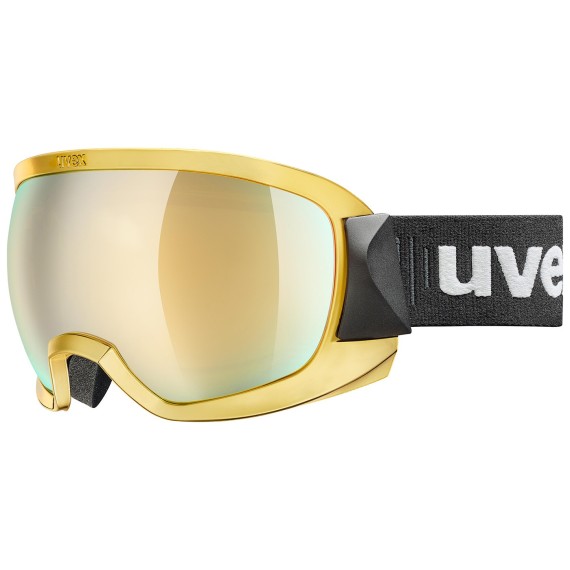 Maschera sci Uvex Contest Fm nero-giallo
