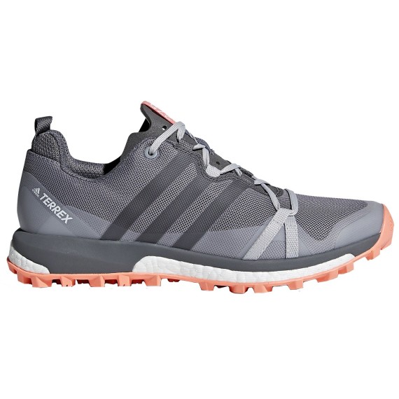 Chaussures trail running Adidas Terrex Agravic Femme gris