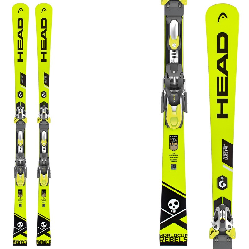 HEAD Ski Head WC Rebels iRace Pro + fixations Freeflex Evo 16 Brake 85