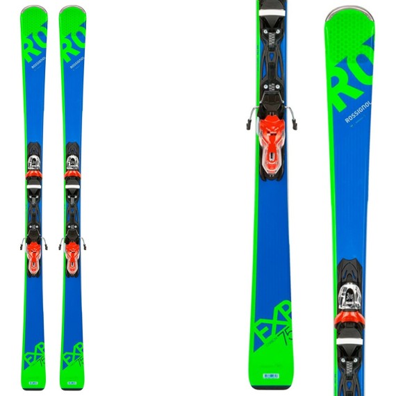 Ski Rossignol Experience 75 CA + fixations Xpress 10 B83 bleu