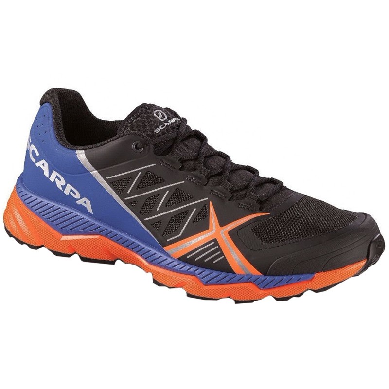 Chaussures trail running Scarpa Spin Rs8 Homme noir-bleu