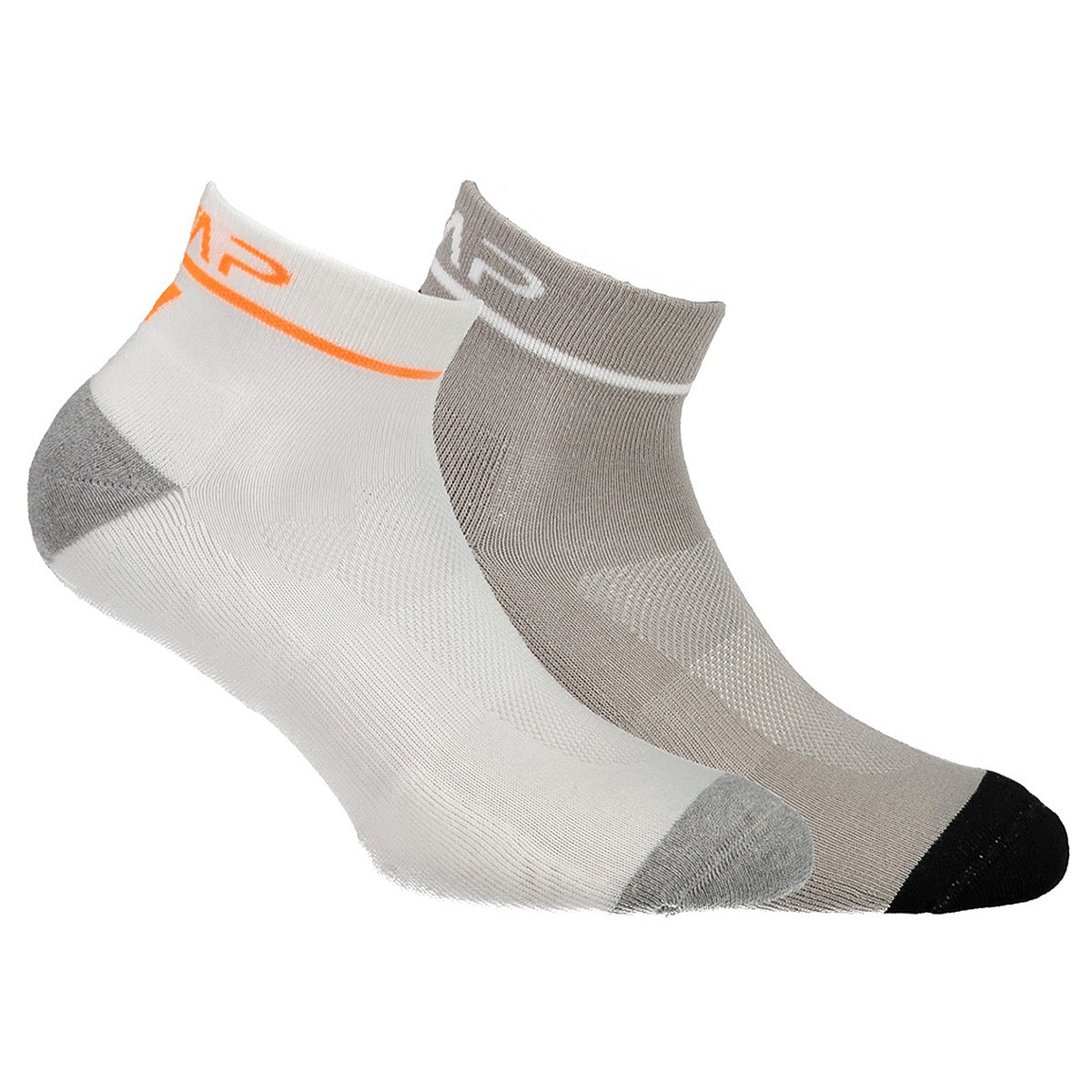 Running socks Cmp Cotton whitegrey EN