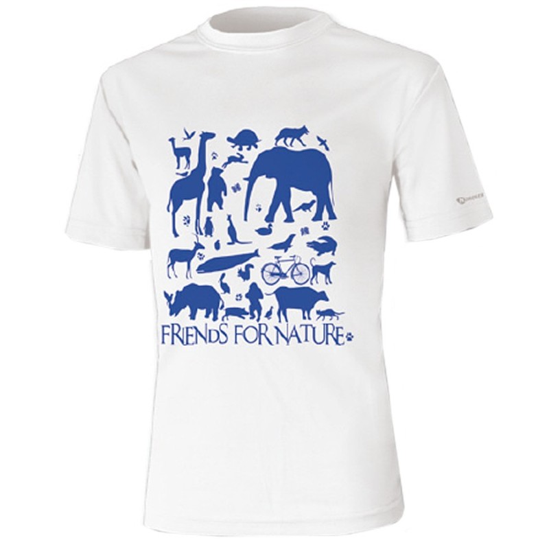 T-shirt trekking Nordsen Gurla Junior blanco