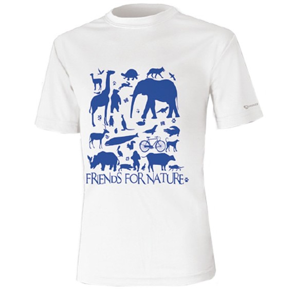 T-shirt trekking Nordsen Gurla Junior blanc