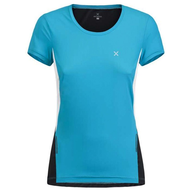 T-shirt running Montura Run Mix Mujer azul claro