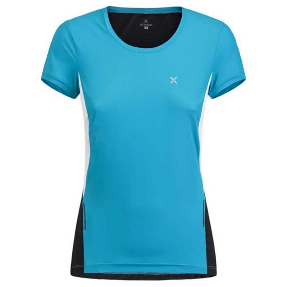 T-shirt running Montura Run Mix Femme bleu clair