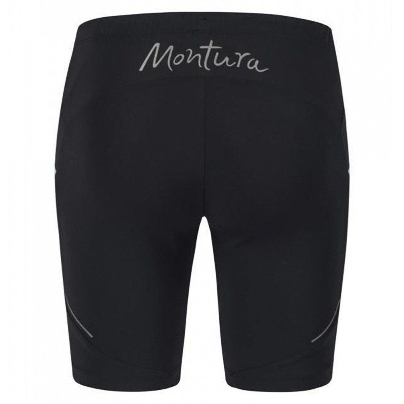 Shorts running Montura Fit Donna nero-blu