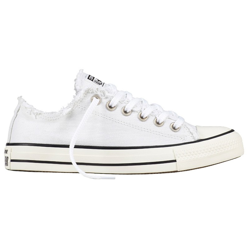 Sneakers Converse Chuck Taylor All Star Frayed Woman white
