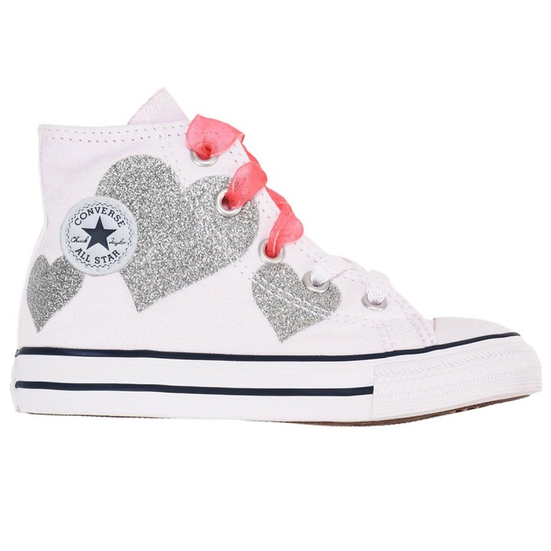 Sneakers Converse Chuck Taylor All Star Girl with hearts