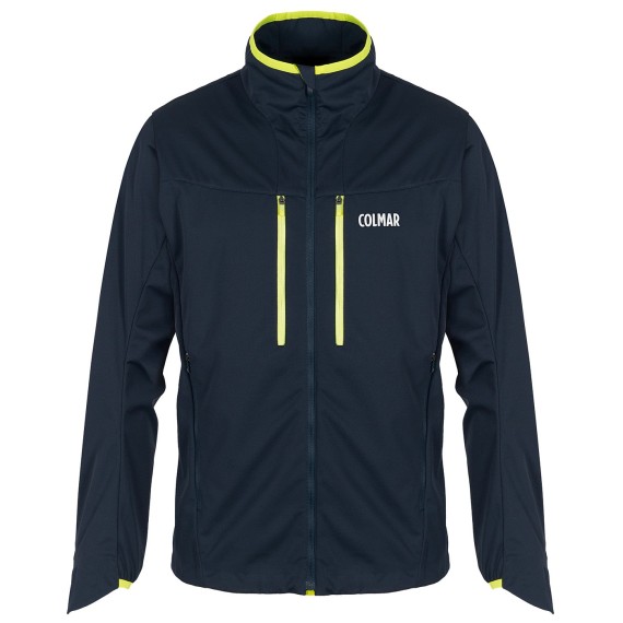 Softshell outdoor Colmar Trail Homme bleu-lime