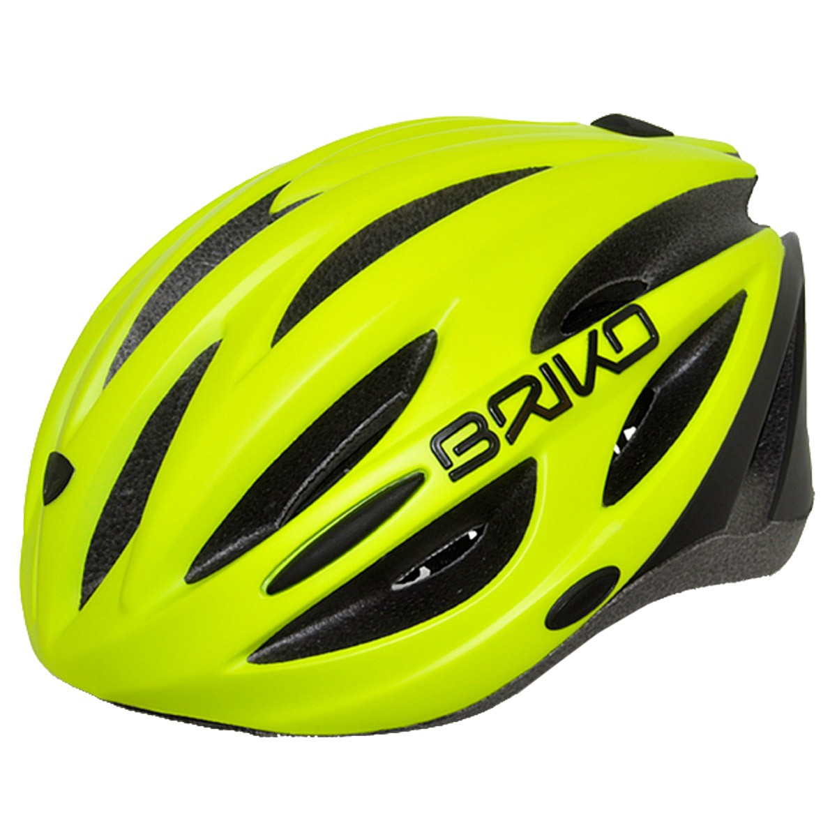 Casque cyclisme Briko Shire jaune fluo FR