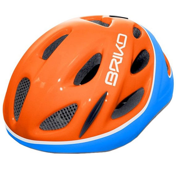 Bike helmet Briko Pony Junior orange-blue