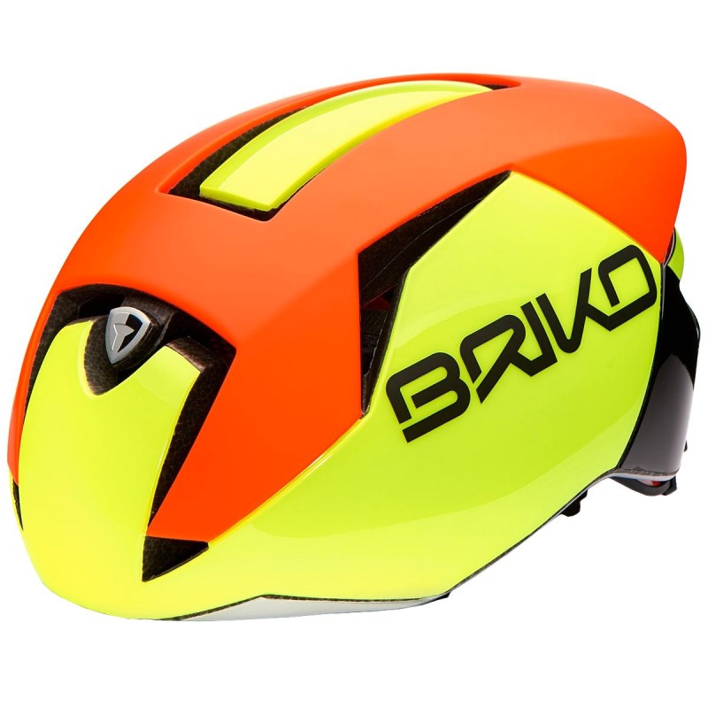 Bike helmet Briko Gass yellow-orange