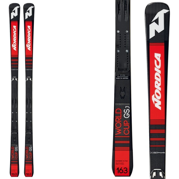 Ski Nordica Dobermann Gsj + bindings Race Xcell 12