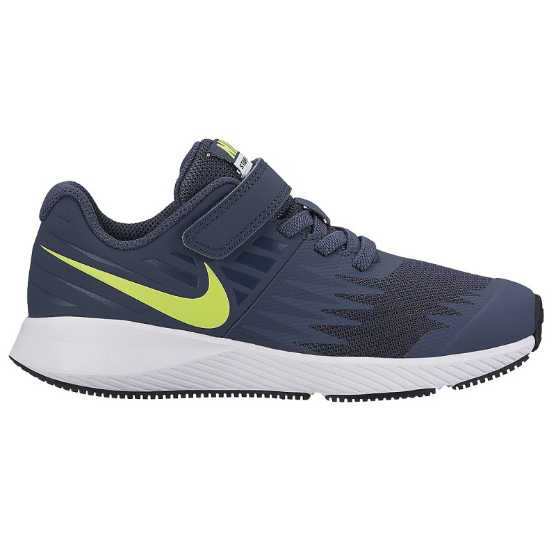 NIKE Chaussures running Nike Star Runner Garçon bleu-lime (28-35)
