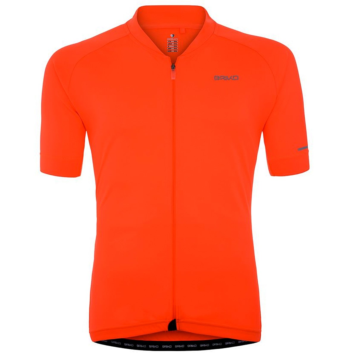 Bike jersey Briko Classic Full Man orange EN