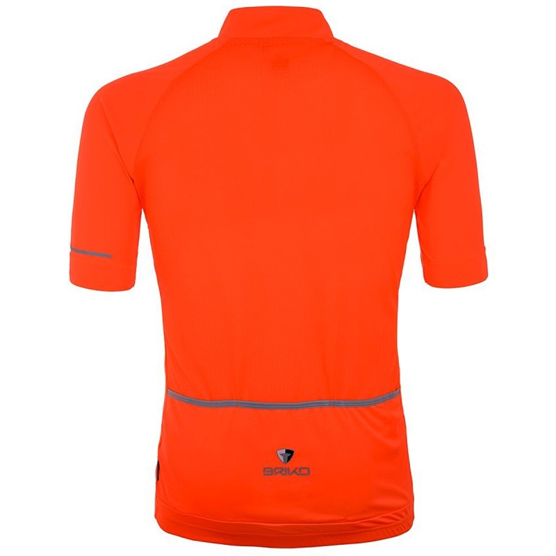 Maglia ciclismo Briko Classic Full Uomo arancione
