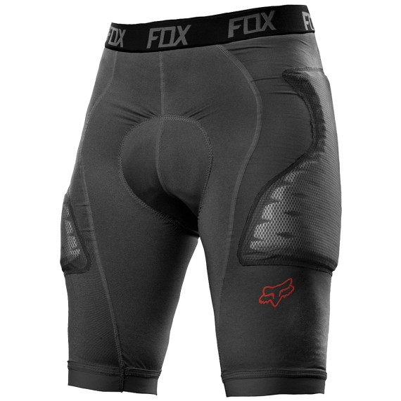 Pantaloncini ciclismo Fox Titan Race Uomo grigio