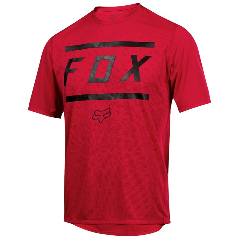 T-shirt cyclisme Fox Ranger Garçon rouge