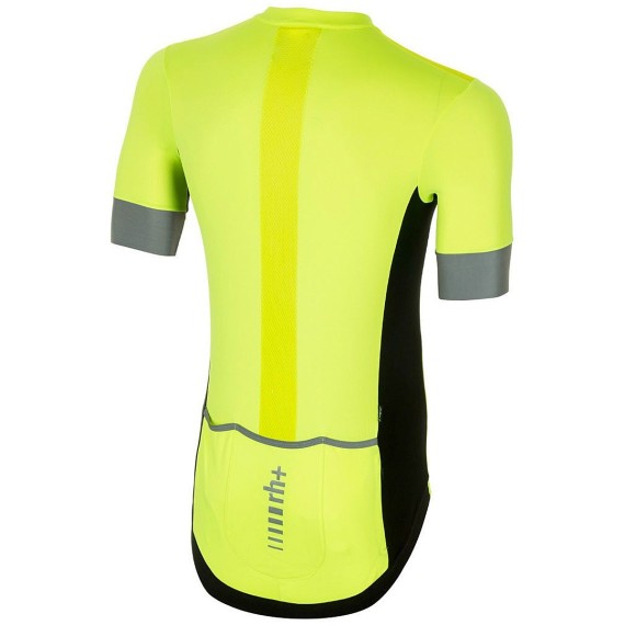 Maglia ciclismo Zero Rh+ Lapse Jersey Uomo giallo