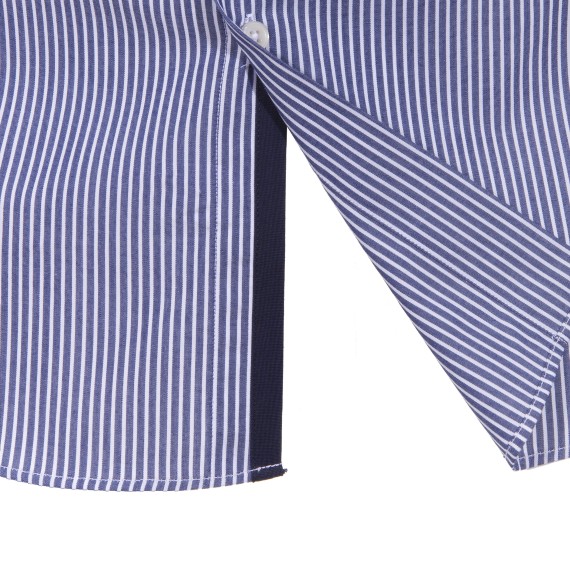 Camicia Canottieri Portofino 021 slim fit Uomo blu-bianco CANOTTIERI PORTOFINO Camicie