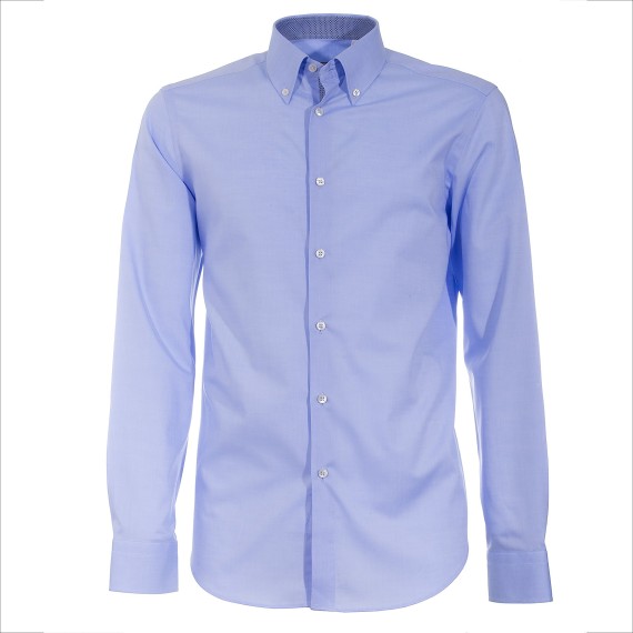 Camisa Canottieri Portofino 105-3E Hombre azul claro