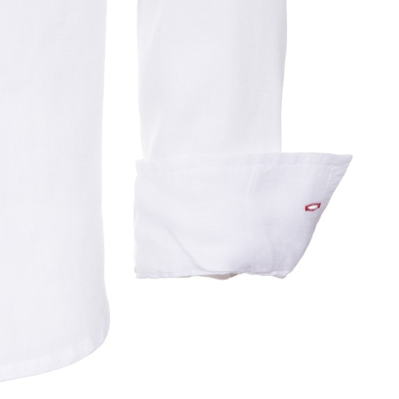 Shirt Canottieri Portofino in linen with logo Man