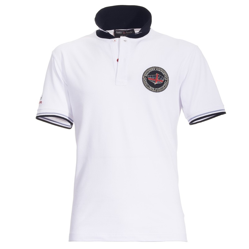 CANOTTIERI PORTOFINO Polo Canottieri Portofino 110 Silver Homme blanc