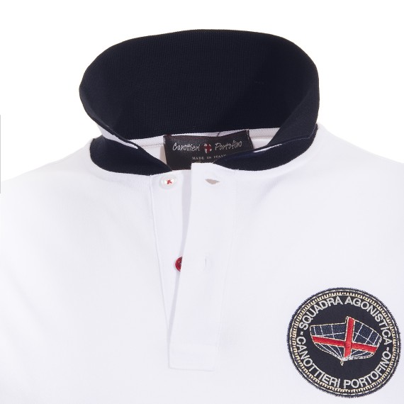 CANOTTIERI PORTOFINO Polo Canottieri Portofino 110 Silver Homme blanc