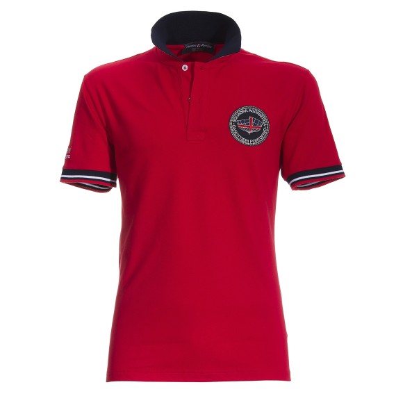 CANOTTIERI PORTOFINO Polo Canottieri Portofino 110 Silver Hombre rojo