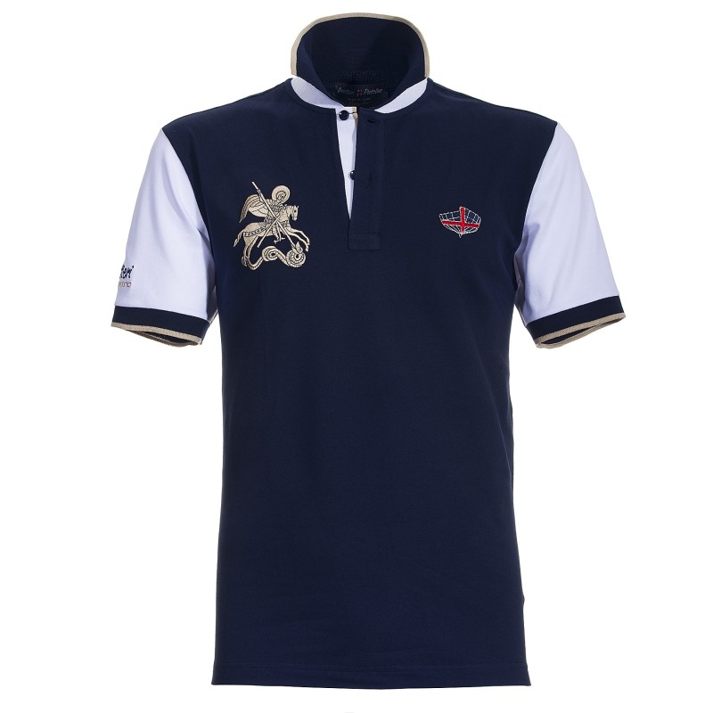 Polo Canottieri Portofino 120 Gold Homme bleu