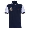 Polo Canottieri Portofino 120 Gold Man blue