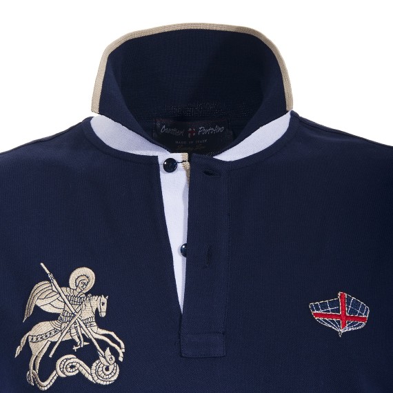 Polo Canottieri Portofino 120 Gold Hombre azul