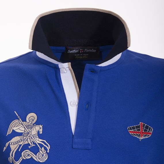 Polo Canottieri Portofino 120 Gold Homme royal