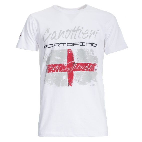 T-shirt Canottieri Portofino Genova Uomo bianco