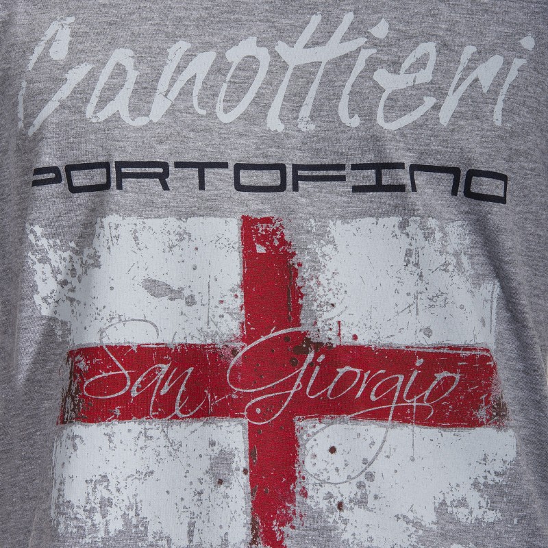 T-shirt Canottieri Portofino Genova Hombre gris