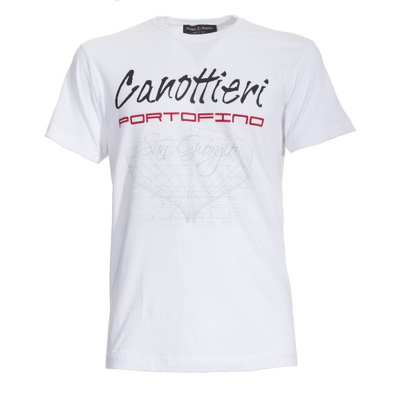 T-shirt Canottieri Portofino Prua Man white