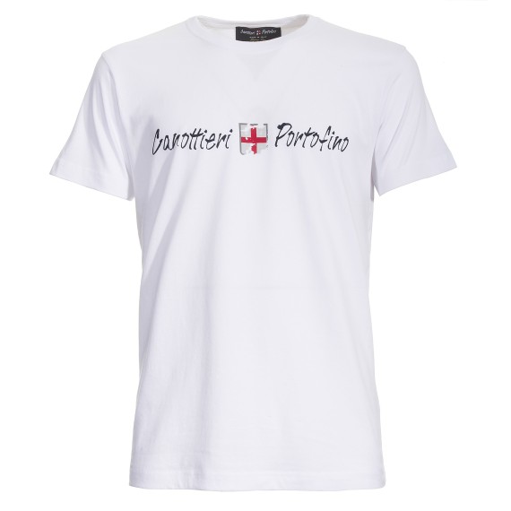 CANOTTIERI PORTOFINO T-shirt Canottieri Portofino Logo Homme blanc