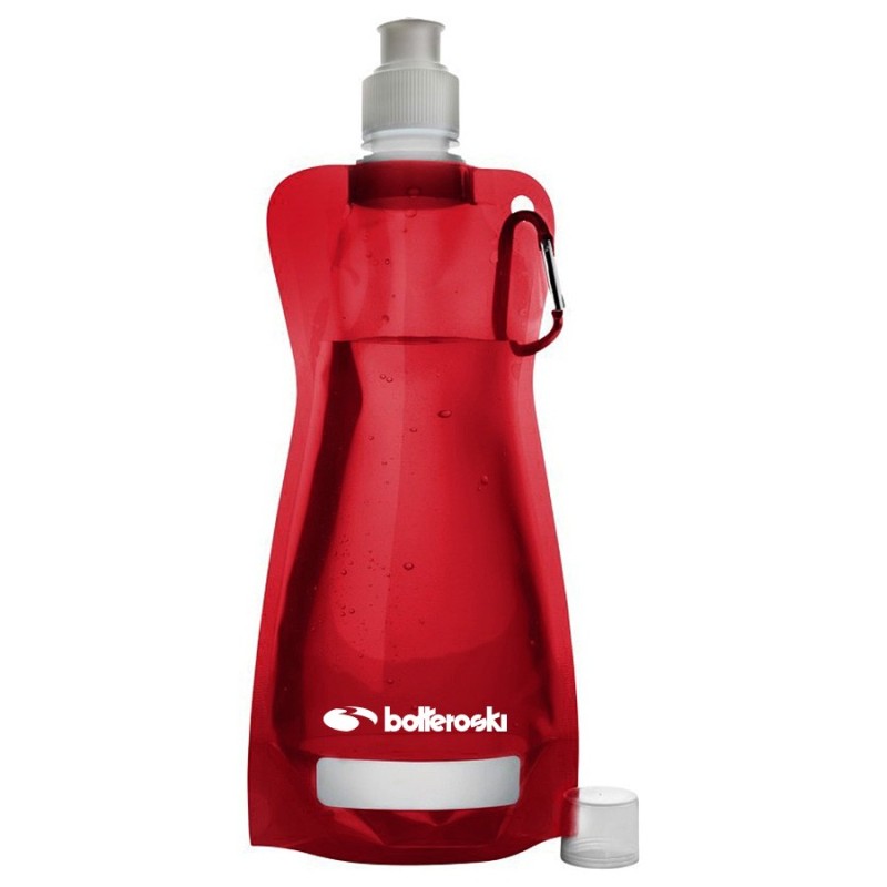 Foldable bottle Bottero Ski red
