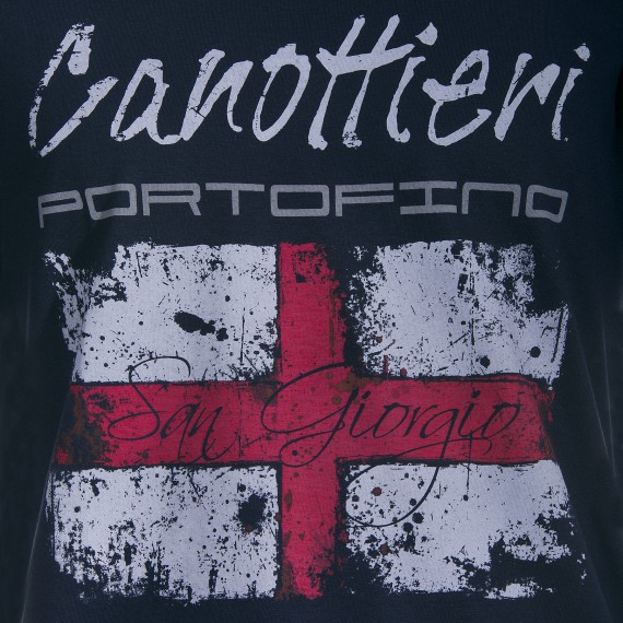 T-shirt Canottieri Portofino Genova Hombre azul