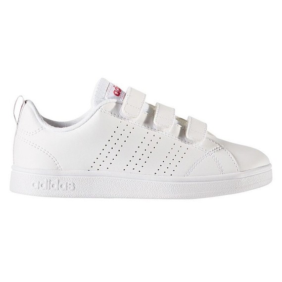 Sneakers Adidas Adv Advantage Clean Fille blanc-rose (21-27)