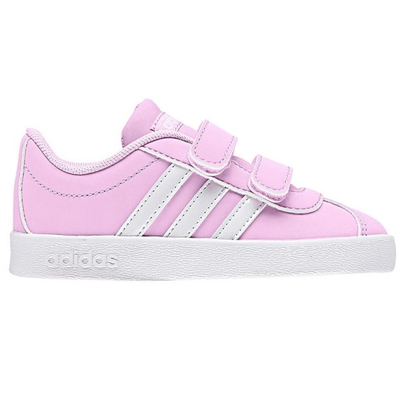 Sneakers Adidas VL Court Baby blanco-rosa