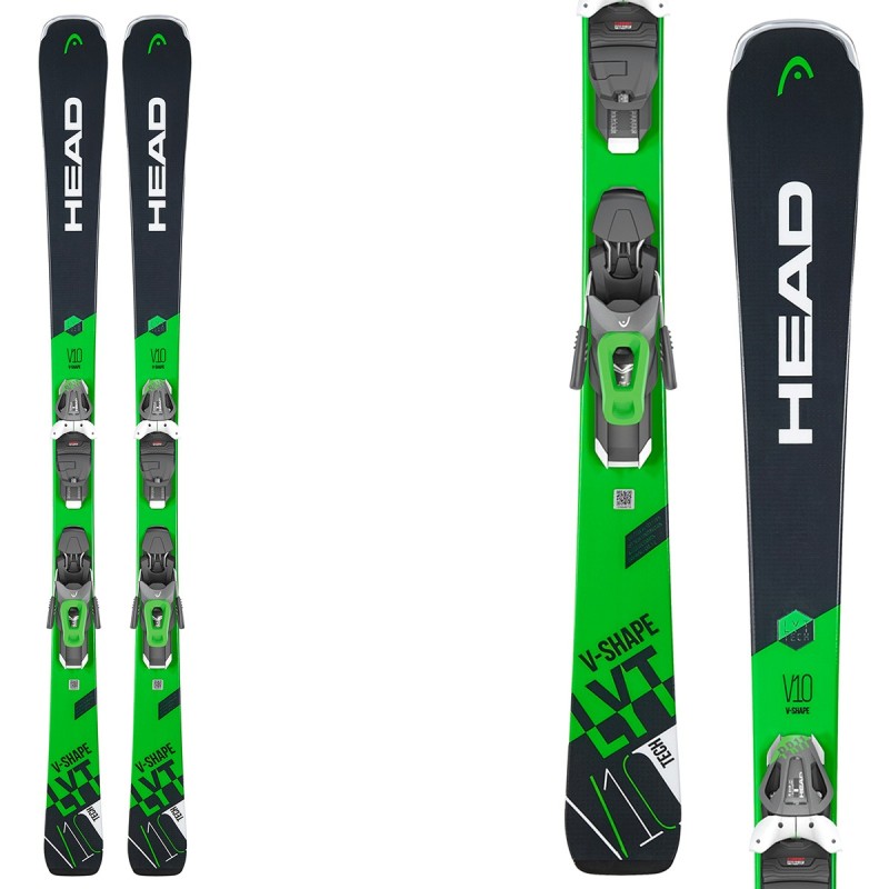 Ski Head V-Shape V10 + fixations Pr 11 Brake 90
