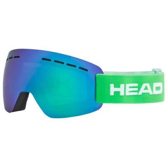 Maschera sci Head Solar verde