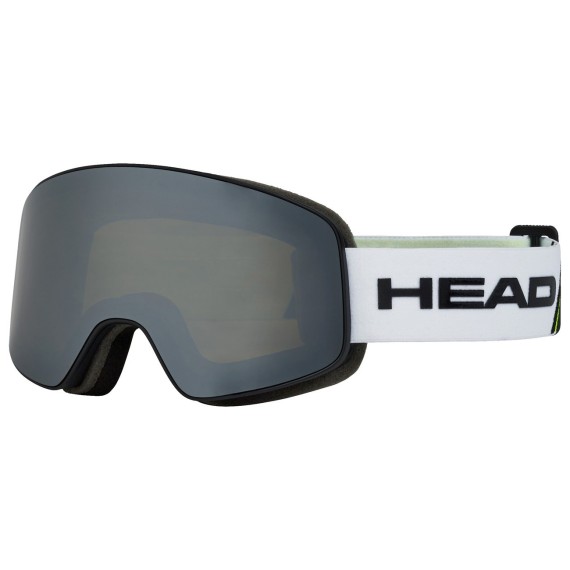 HEAD Máscara esquí Head Horizon Race + lentes blanco-lime