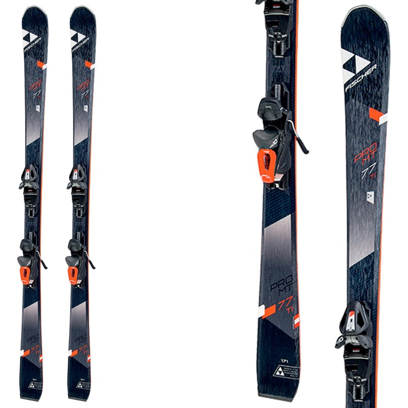 Ski Fischer Pro Mt 77 Ti Tpr + bindings Rs 10