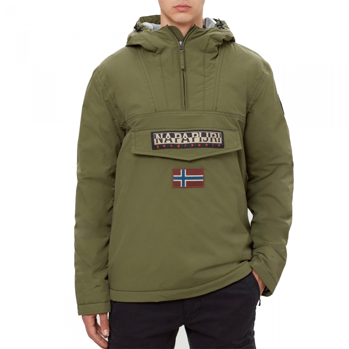 Onderzoek Passend oogst Kagool Napapijri Rainforest Winter Man military green | EN