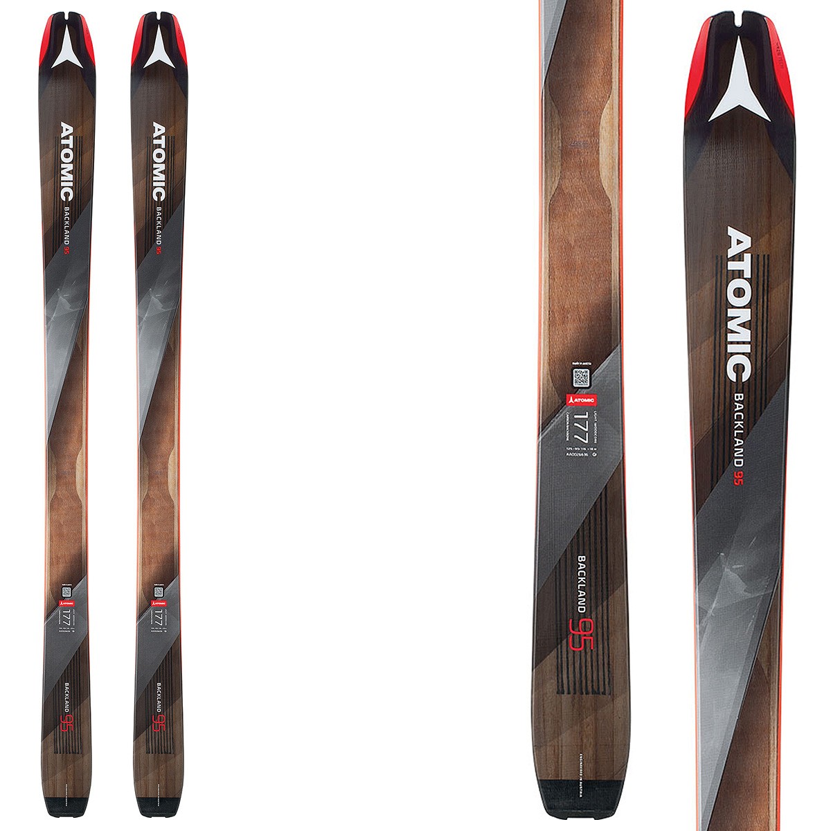 Sci alpinismo Atomic Backland 95 + pelli di foca Skin 95Sci alpinismo