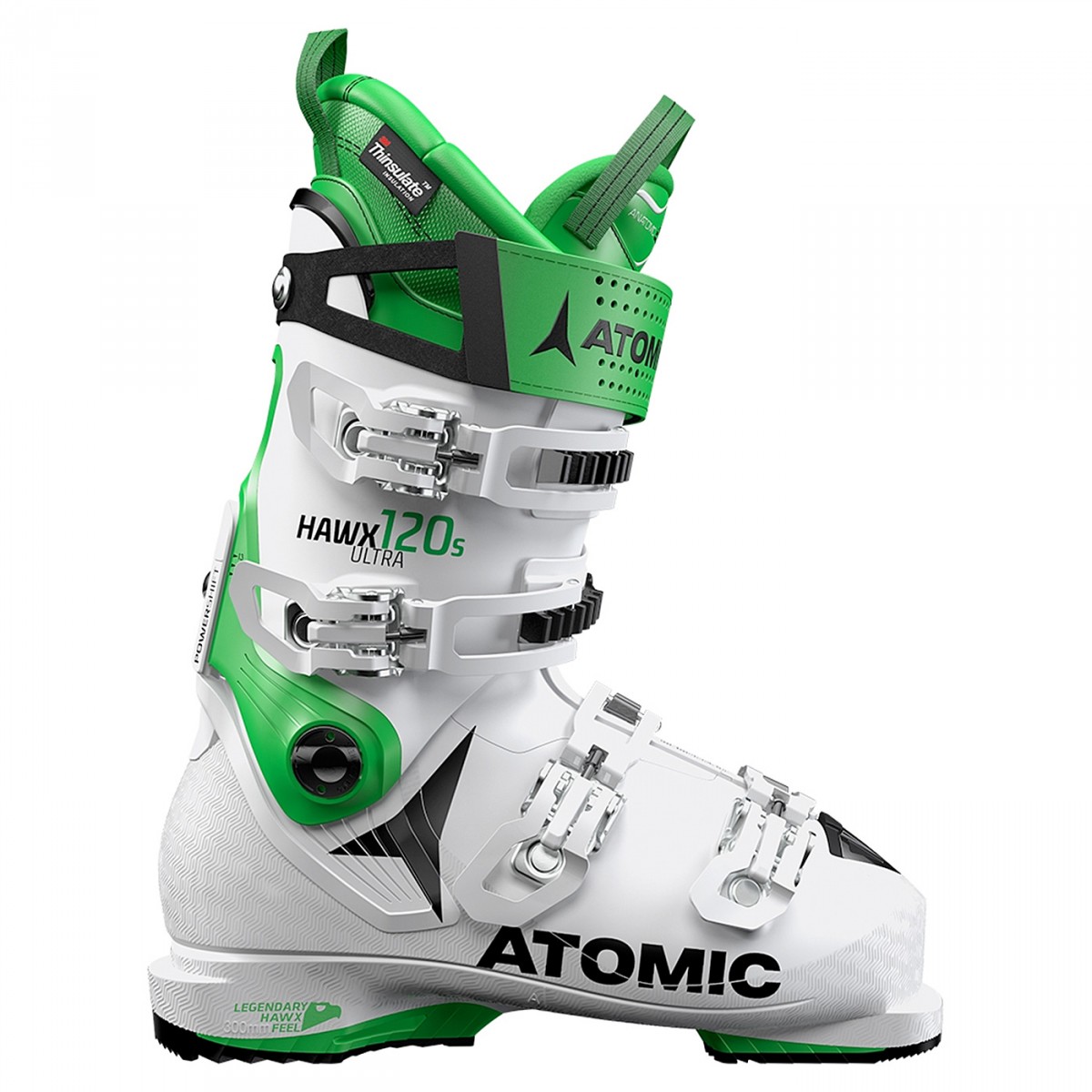 Scarponi sci Atomic Hawx Ultra 120 (Colore: bianco-verde, Taglia: 29/29.5)