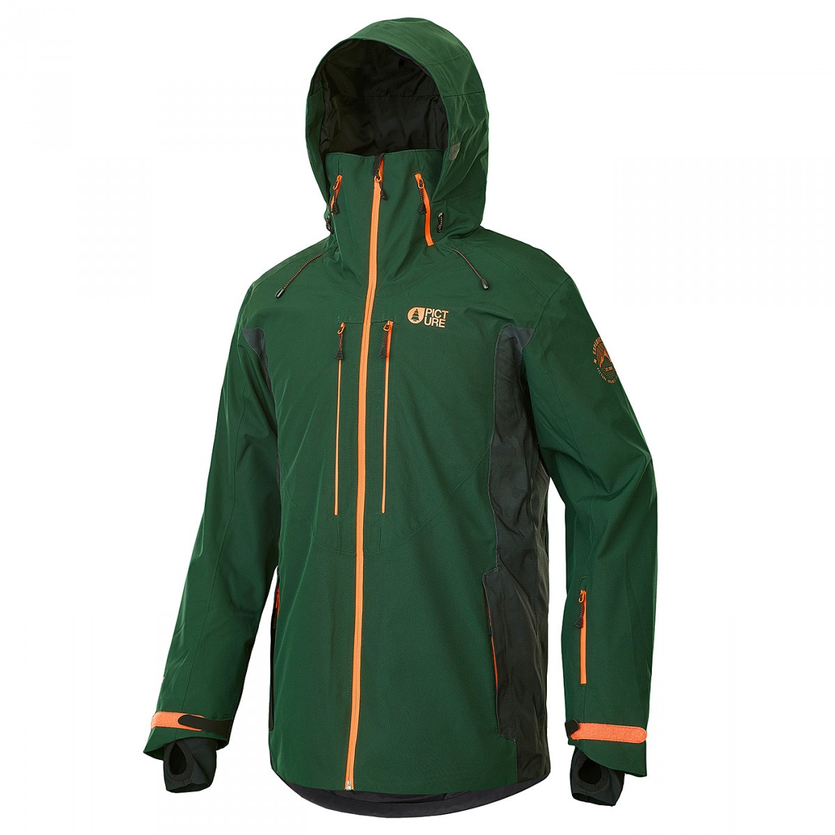 Freeride ski jacket Picture Track Man Ski clothing EN